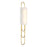 Savoy House Tartine 1 Light Sconce, Warm Brass/Strie