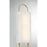 Savoy House Tartine 1 Light Sconce, Warm Brass/Strie