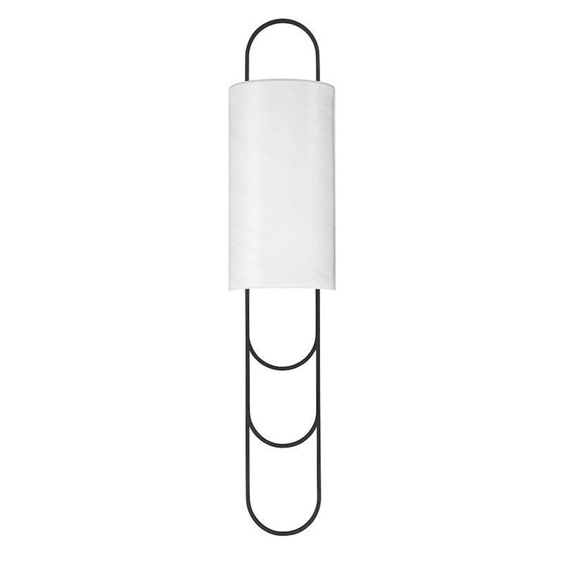 Savoy House Tartine 1 Light Sconce, Matte Black/Strie