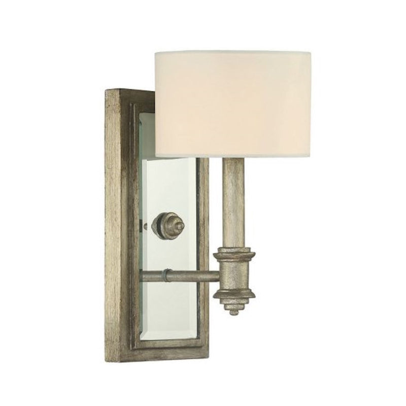 Savoy House Caracas 1-Light Wall Sconce, Argentum