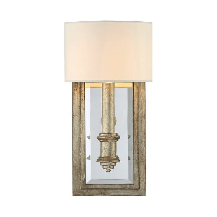 Savoy House Caracas 1-Light Wall Sconce, Argentum