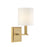 Savoy House Waverly 1-Light Wall Sconce, Warm Brass