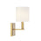 Savoy House Waverly 1-Light Wall Sconce, Warm Brass