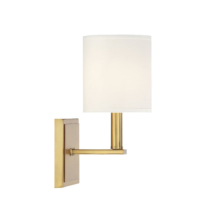 Savoy House Waverly 1-Light Wall Sconce, Warm Brass