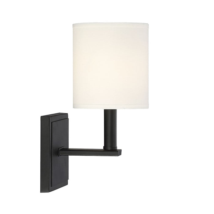 Savoy House Waverly 1-Light Wall Sconce, Matte Black