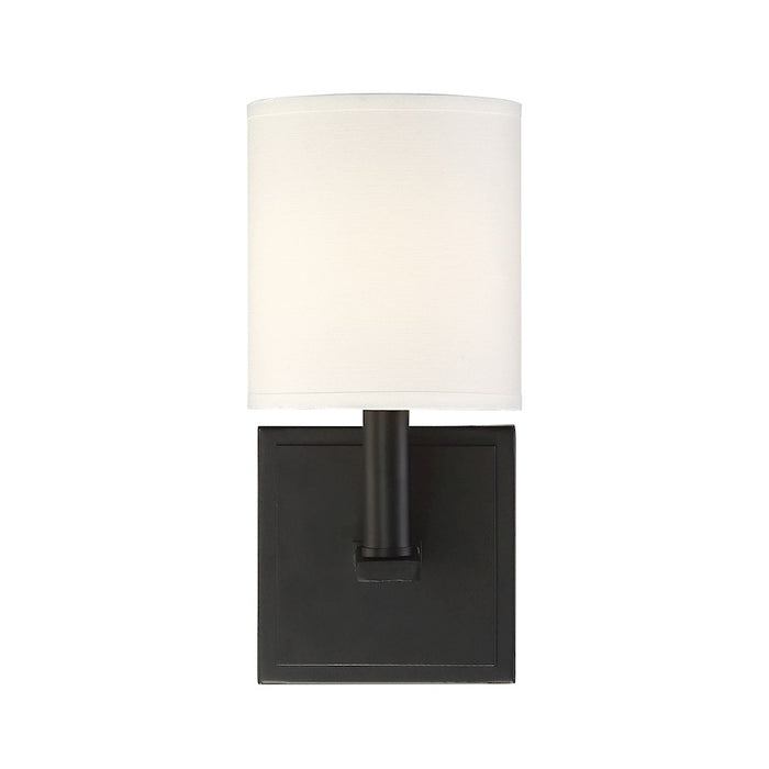 Savoy House Waverly 1-Light Wall Sconce, Matte Black