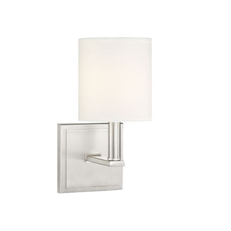 Savoy House Waverly 1-Light Wall Sconce, Satin Nickel