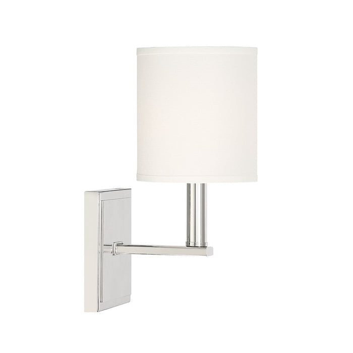 Savoy House Waverly 1-Light Wall Sconce, Satin Nickel