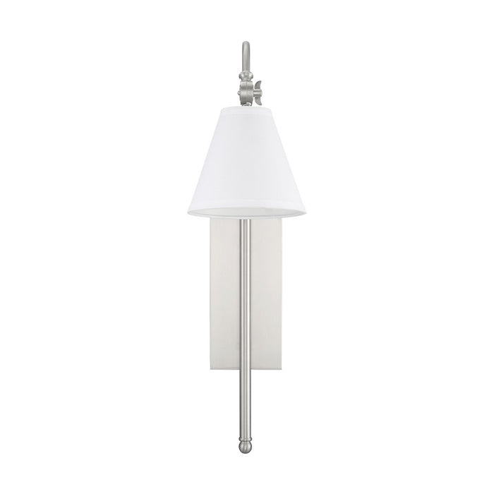 Savoy House Rutland 1-Light Adjustable Wall Sconce, Satin Nickel