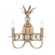 Savoy House Hearst 2 Lt Sconce, Antique, Noble Brass - 9-1207-2-127