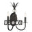 Savoy House Hearst 2 Lt Sconce, Blk, Black Tourmaline