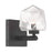 Savoy House Castello 1 Lt Sconce, Clear Seeded, Matte Black
