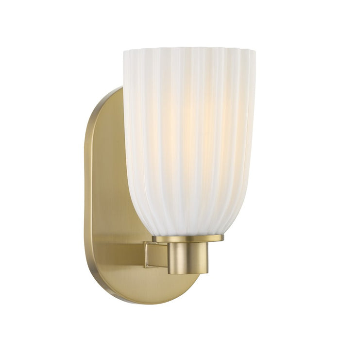 Savoy House Essentials Baldwin 1 Lt Sconce, Noble Brass - 9-1245-1-127