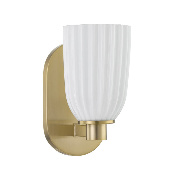 Savoy House Essentials Baldwin 1 Lt Sconce, Noble Brass