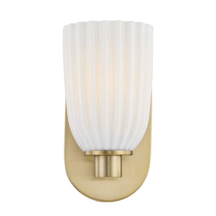Savoy House Essentials Baldwin 1 Lt Sconce, Noble Brass