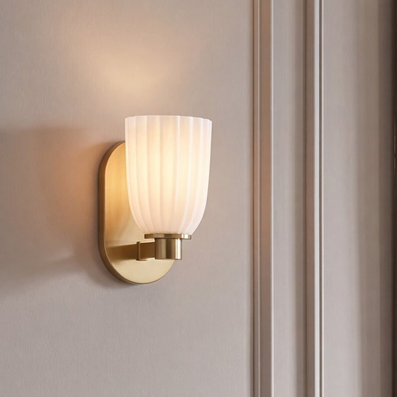 Savoy House Essentials Baldwin 1 Lt Sconce, Noble Brass