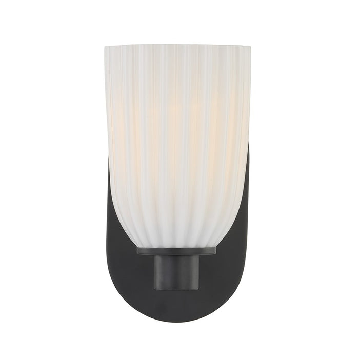 Savoy House Essentials Baldwin 1 Lt Sconce, Matte Black