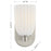 Savoy House Essentials Baldwin 1 Lt Sconce, Satin Nickel
