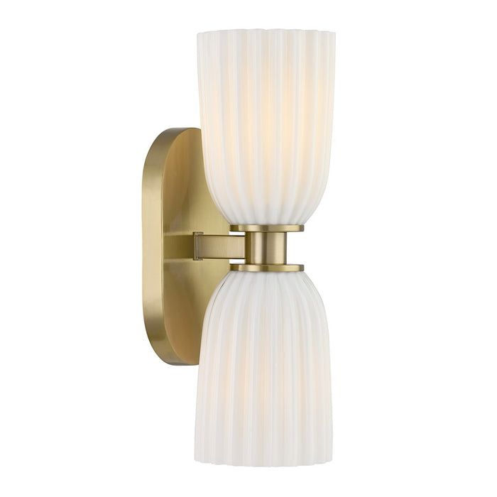 Savoy House Essentials Baldwin 2 Lt Sconce, Noble Brass