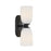 Savoy House Essentials Baldwin 2 Lt Sconce, Matte Black