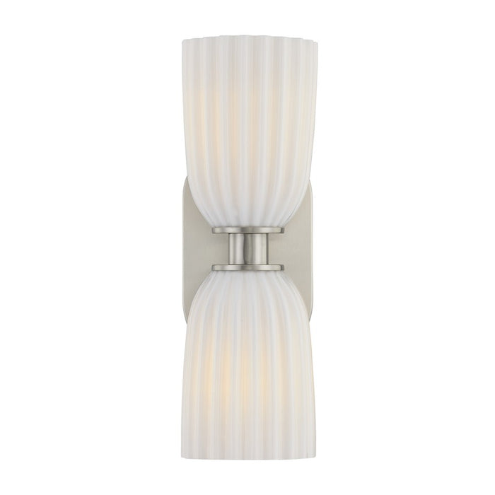 Savoy House Essentials Baldwin 2 Lt Sconce, Satin Nickel
