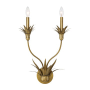 Savoy House Strathmore 15in 2-Light Wall Sconce | Vintage Antique Patina Metal | Entryway & Hallway Accent | 9 x 15 x 20 in | Model 9-1262-2-339