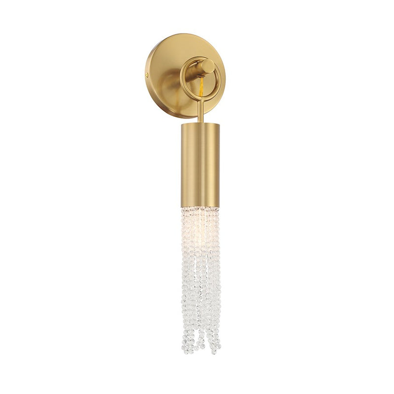 Savoy House Chelsea 1-Light Wall Sconce, Warm Brass