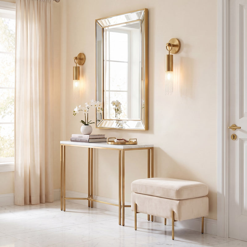 Savoy House Chelsea 1-Light Wall Sconce, Warm Brass