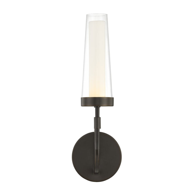 Savoy House Butler 1 Lt Sconce, Mediterranean Bronze
