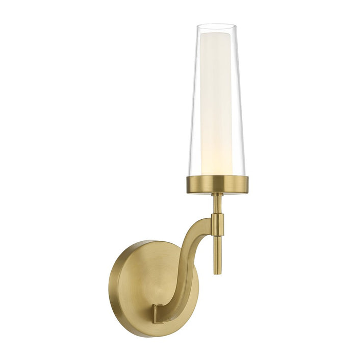 Savoy House Butler 1 Lt Sconce, Warm Brass - 9-1463-1-322