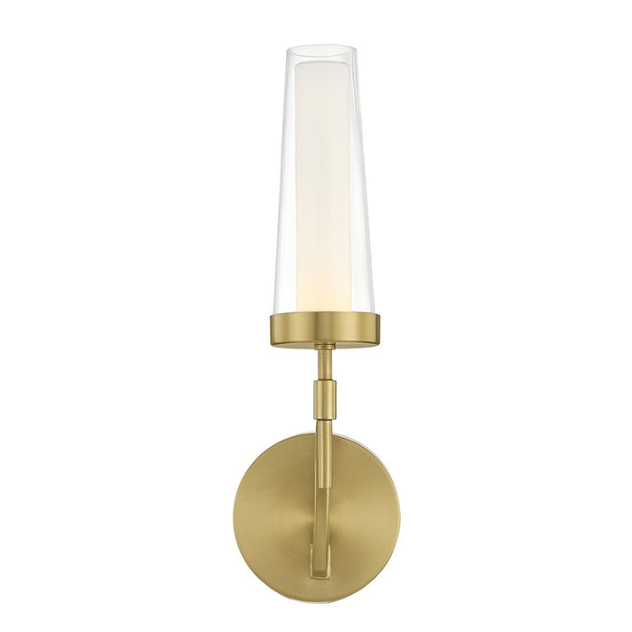 Savoy House Butler 1 Lt Sconce, Warm Brass