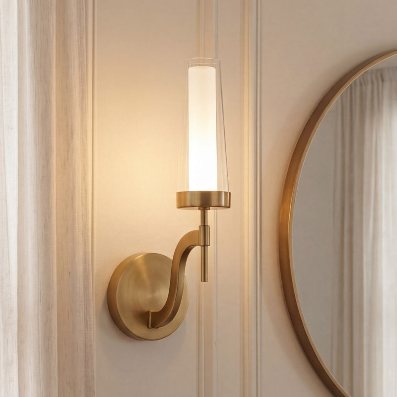 Savoy House Butler 1 Lt Sconce, Warm Brass