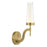 Savoy House Butler 1 Lt Sconce, Warm Brass