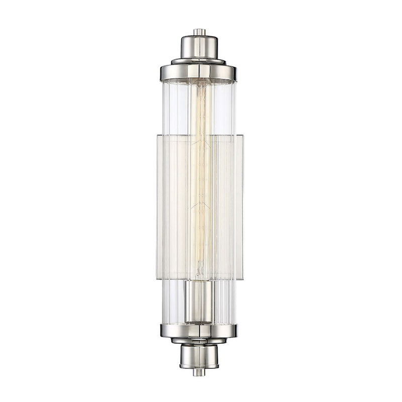 Savoy House Pike 1-Light Wall Sconce, Polished Nickel