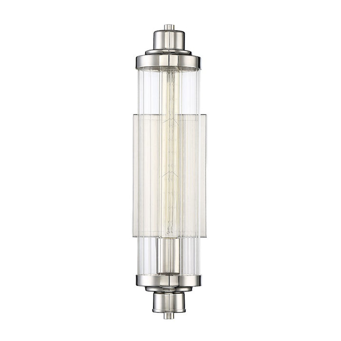 Savoy House Pike 1-Light Wall Sconce, Polished Nickel