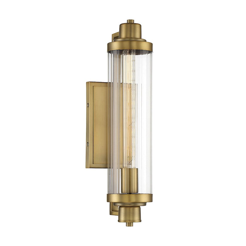 Savoy House Pike 1-Light Wall Sconce, Warm Brass