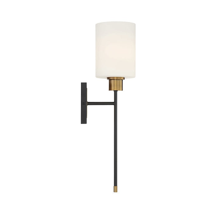 Savoy House Alvara 1Lt Wall Sconce, Black/Brass