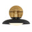 Savoy House Gavin 1Lt Wall Sconce, Black/Brass