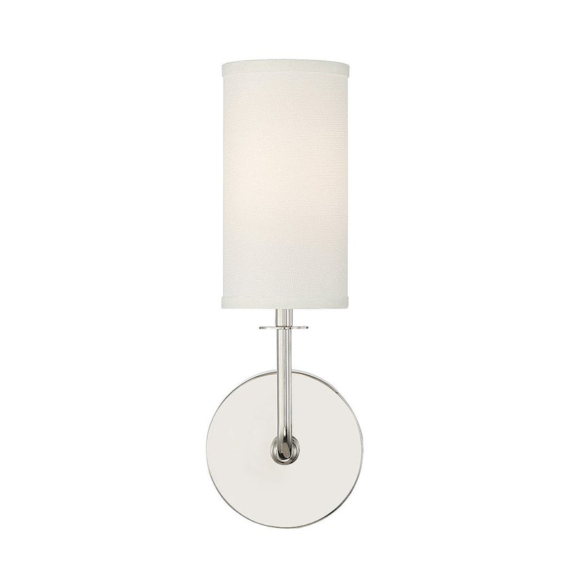 Savoy House Powell 1-Light Wall Sconce, Polished Nickel