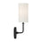 Savoy House Powell 1-Light Wall Sconce, Matte Black