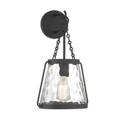 Savoy House Crawford 1-Light Wall Sconce, Matte Black - 9-1801-1-89