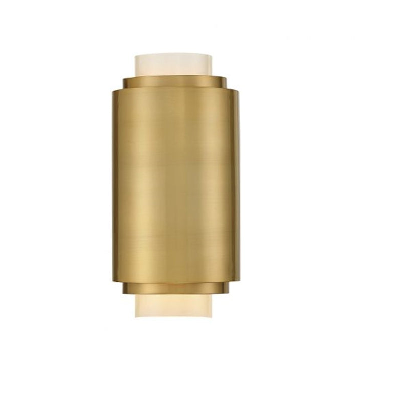 Savoy House Beacon 2-Light Wall Sconce, Burnished Brass