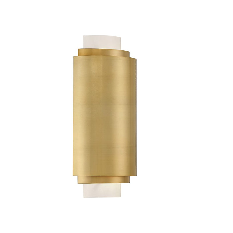 Savoy House Beacon 2-Light Wall Sconce, Burnished Brass