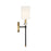 Savoy House Tivoli 1Lt Wall Sconce, Black/Brass