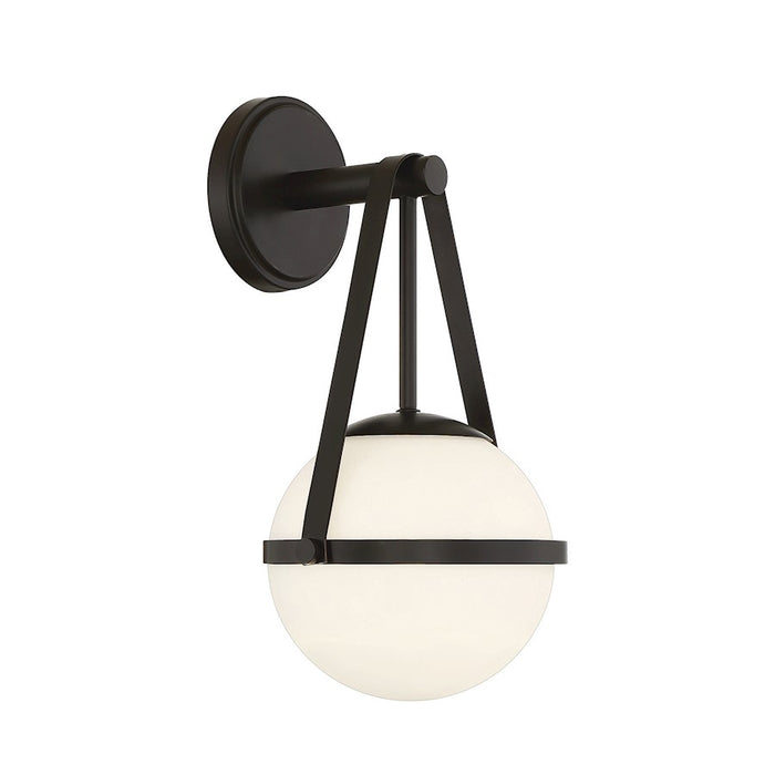 Savoy House Polson 1-Light Wall Sconce, Matte Black