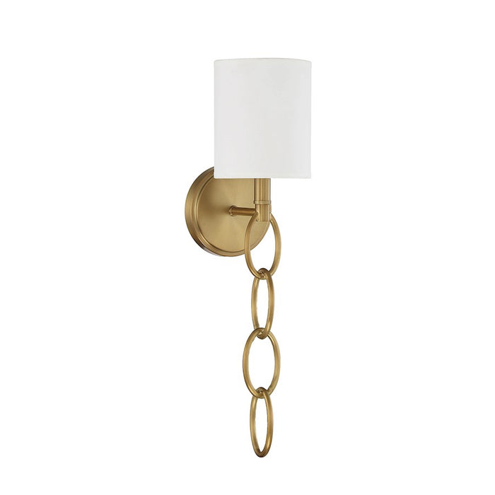 Savoy House Joffree 1-Light Wall Sconce, Warm Brass