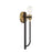 Savoy House Kenyon 1-Light Wall Sconce, Bronze/Warm Brass Accents