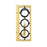 Savoy House Kirsch 1-Light Wall Sconce, Matte Black/True Gold