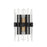 Savoy House Santiago 2Lt Wall Sconce, Black/Brass