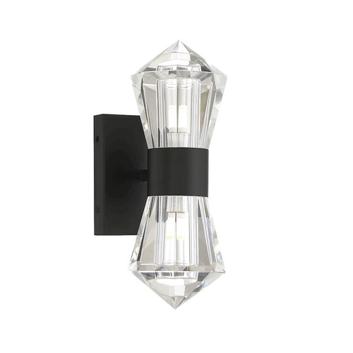 Savoy House Dryden 2-Light LED Wall Sconce, Matte Black - 9-1940-2-89